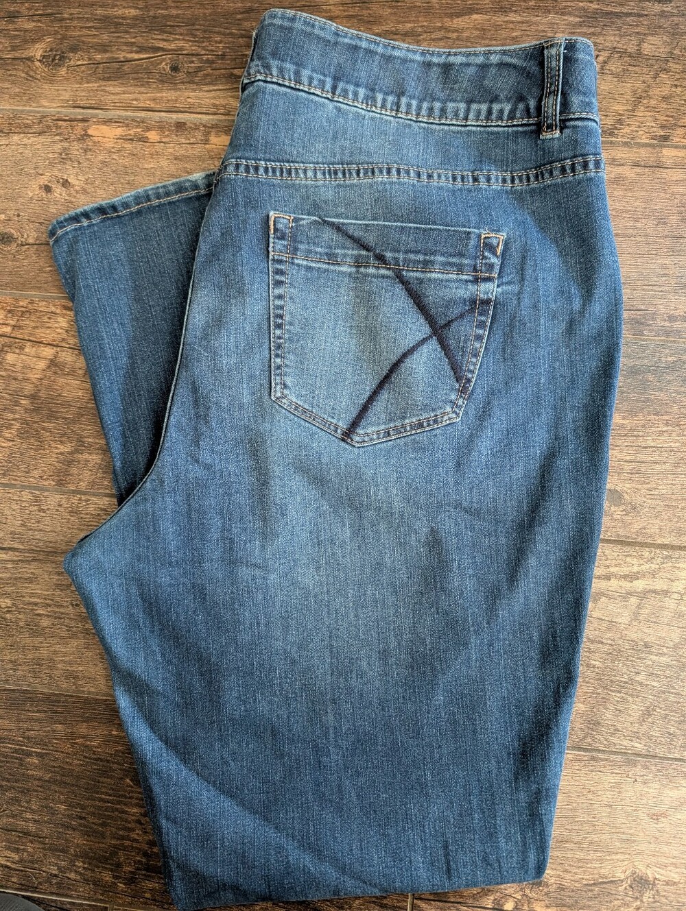 Lane Bryant High Rise Bootcut Tighter Tummy Stretch Jeans Medium Wash Size 22